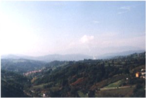 Vista del  valle del Candin ( Tuilla al fondo )